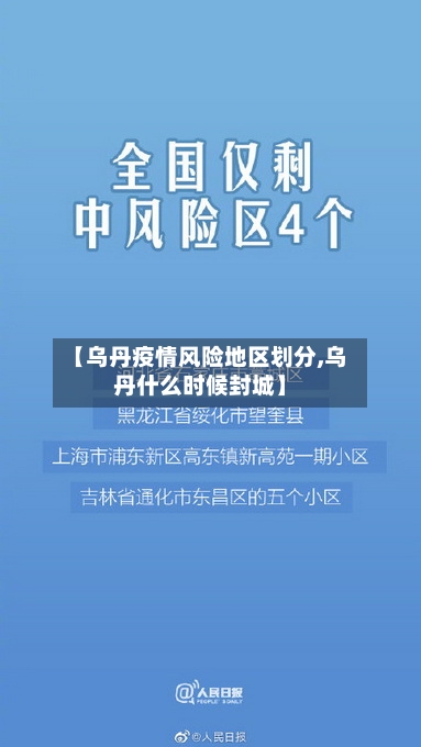 【乌丹疫情风险地区划分,乌丹什么时候封城】-第3张图片