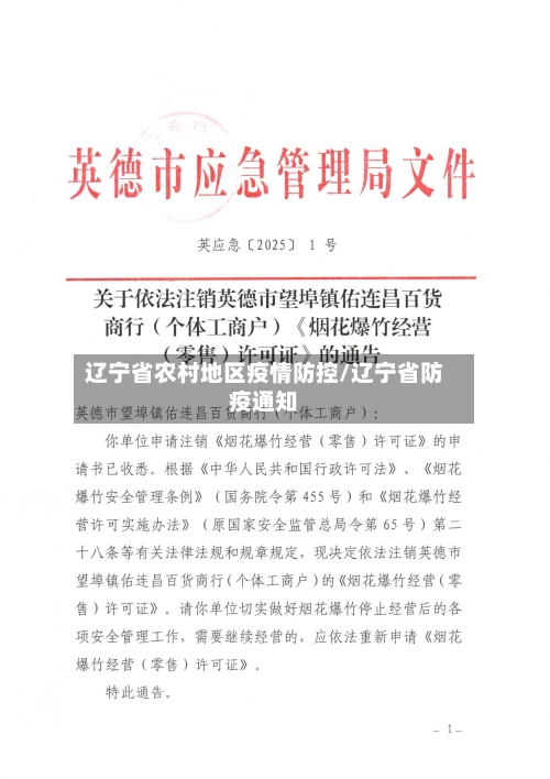辽宁省农村地区疫情防控/辽宁省防疫通知