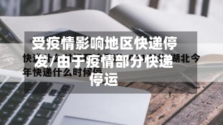 受疫情影响地区快递停发/由于疫情部分快递停运-第2张图片
