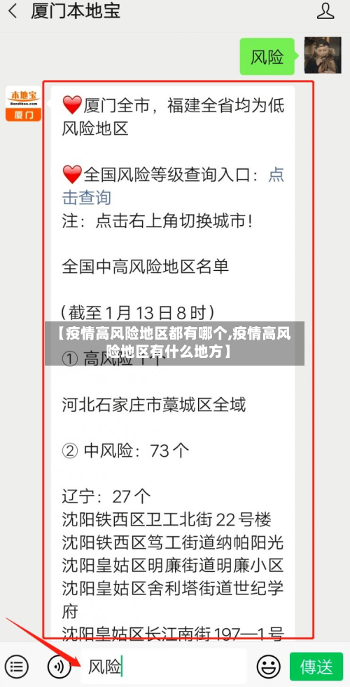 【疫情高风险地区都有哪个,疫情高风险地区有什么地方】