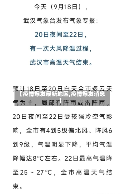 【疫情爆发最新地区,疫情爆发消息】-第2张图片