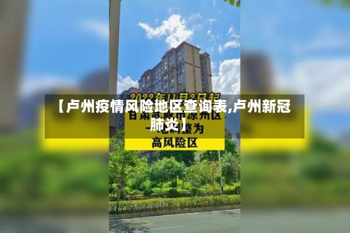 【卢州疫情风险地区查询表,卢州新冠肺炎】-第3张图片