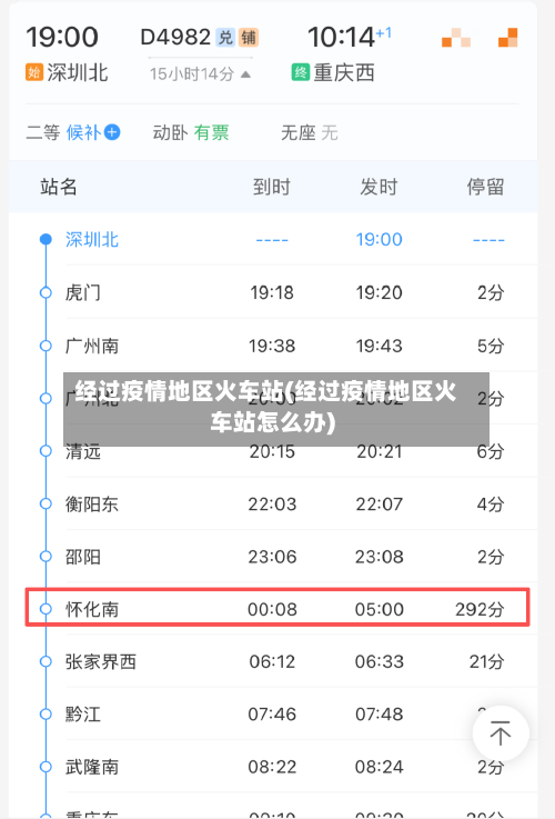 经过疫情地区火车站(经过疫情地区火车站怎么办)-第3张图片