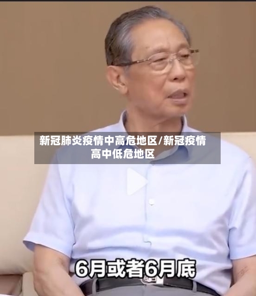 新冠肺炎疫情中高危地区/新冠疫情高中低危地区