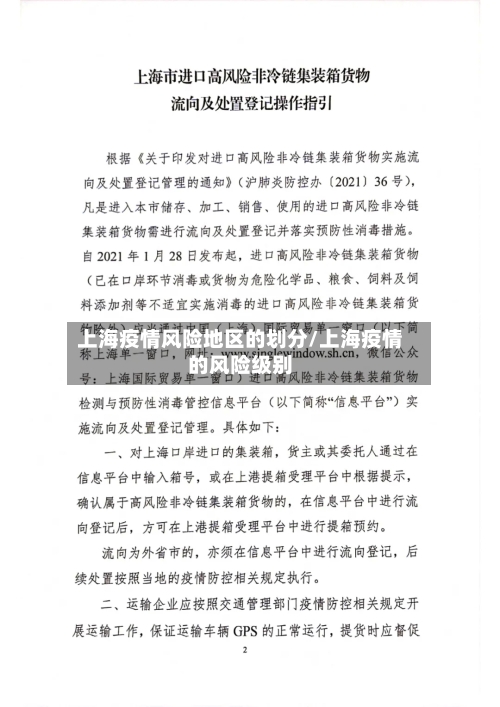 上海疫情风险地区的划分/上海疫情的风险级别-第2张图片