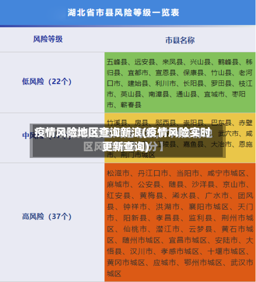 疫情风险地区查询新浪(疫情风险实时更新查询)-第3张图片