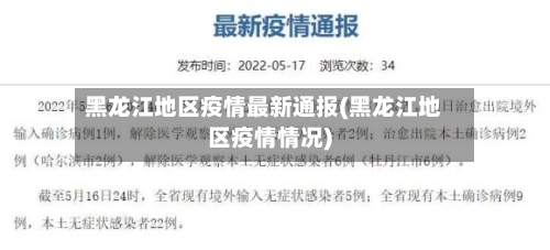 黑龙江地区疫情最新通报(黑龙江地区疫情情况)-第2张图片